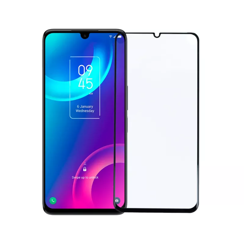 Cristal Templado Completo para TCL 30 Plus Cristal Templado Completo para TCL 30 Plus