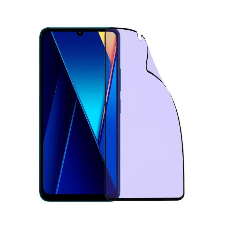 Cristal Templado Irrompible Blue Ray para Poco C65 Cristal Templado Irrompible Blue Ray para Poco C65