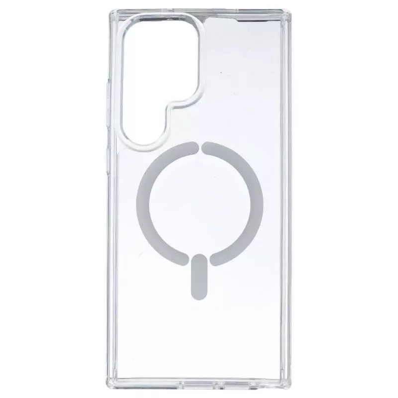 Funda Transparente Logo Compatible con Magsafe para Samsung Galaxy S23 Ultra Funda Transparente Logo Compatible con Magsafe para Samsung Galaxy S23 Ultra