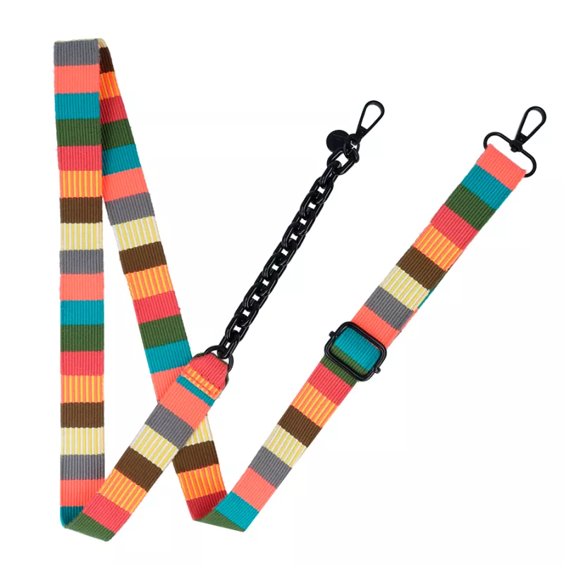 Lanyard con Cadena de Rayas - Colgante para Móvil y Bolso Lanyard con Cadena de Rayas - Colgante para Móvil y Bolso