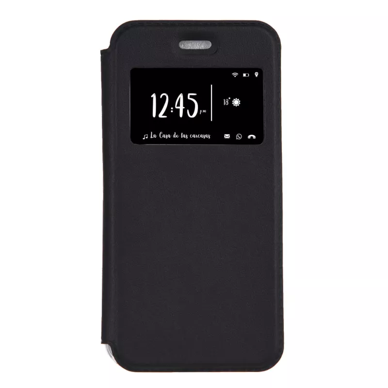 Funda Libro Multifuncional para iPhone 6S Negra Funda Libro Multifuncional para iPhone 6S Negra