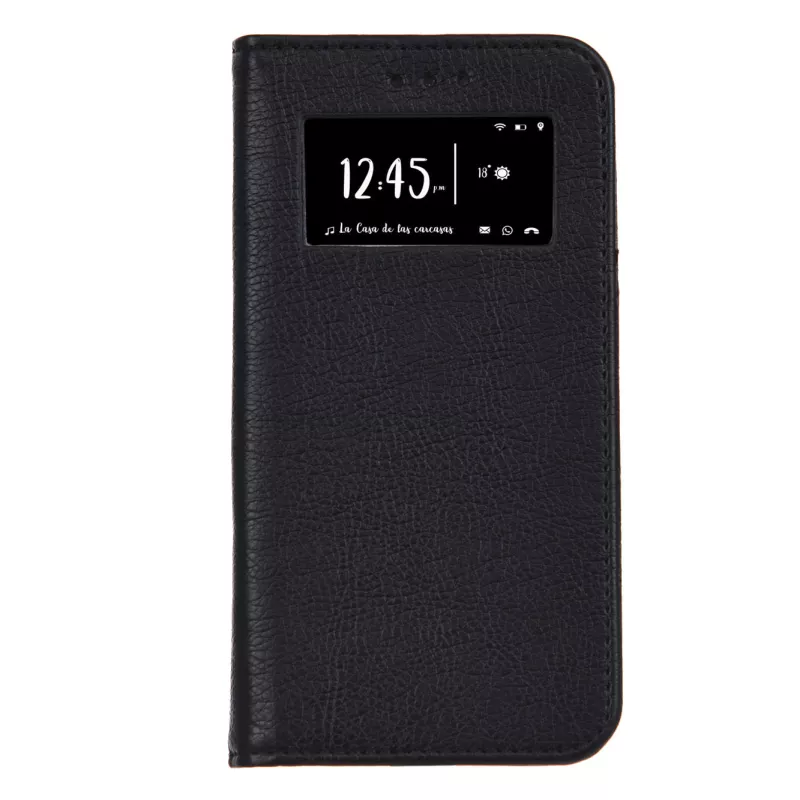 Funda Libro Multifuncional Negra para iPhone 6S Funda Libro Multifuncional Negra para iPhone 6S