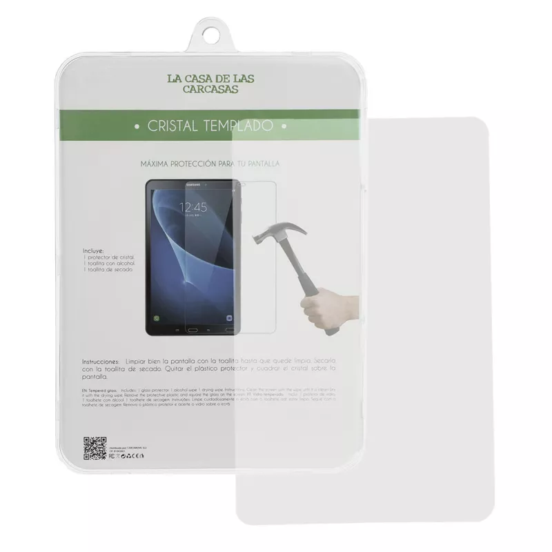 Cristal Templado Completo Transparente para Funda Universal 10" Cristal Templado Completo Transparente para Funda Universal 10"