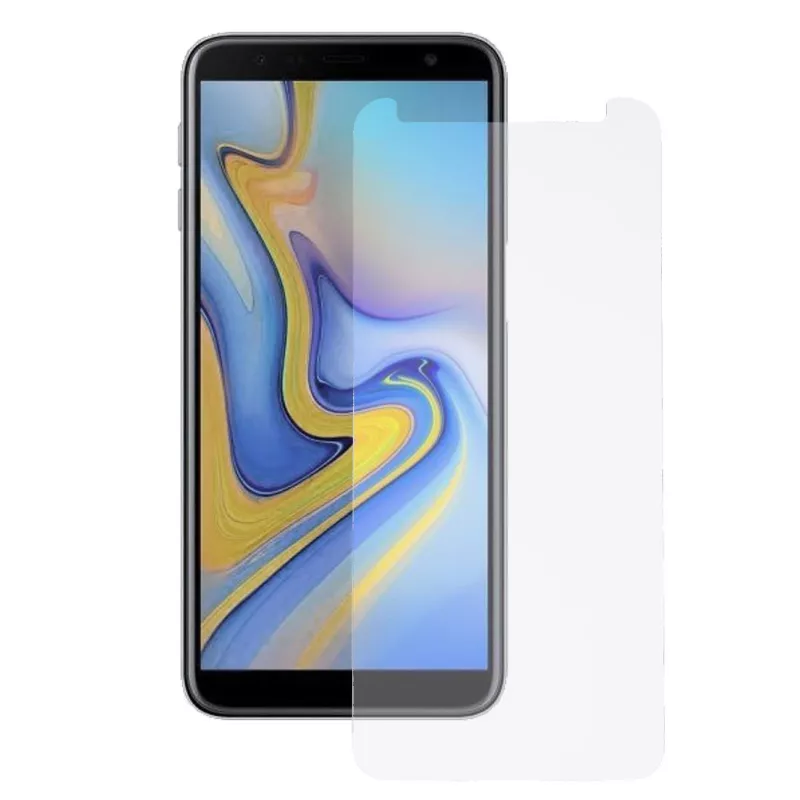 Cristal Templado Transparente para Samsung Galaxy J6 Plus Cristal Templado Transparente para Samsung Galaxy J6 Plus