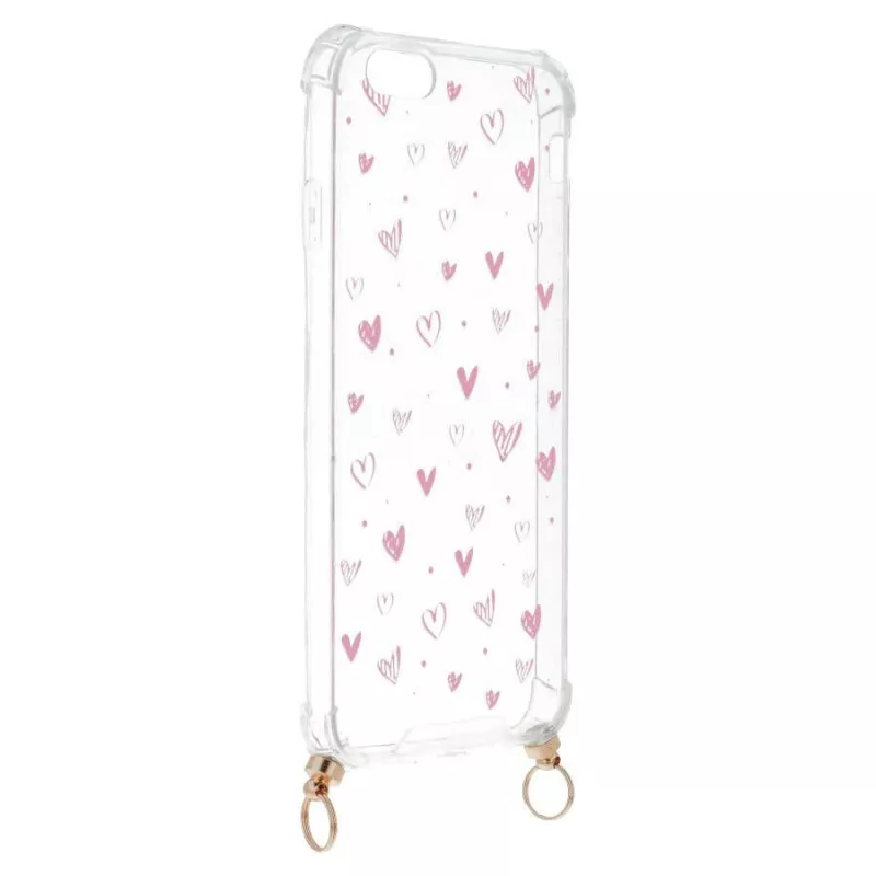 Funda Silicona Colgante Corazones para iPhone 6 Funda Silicona Colgante Corazones para iPhone 6