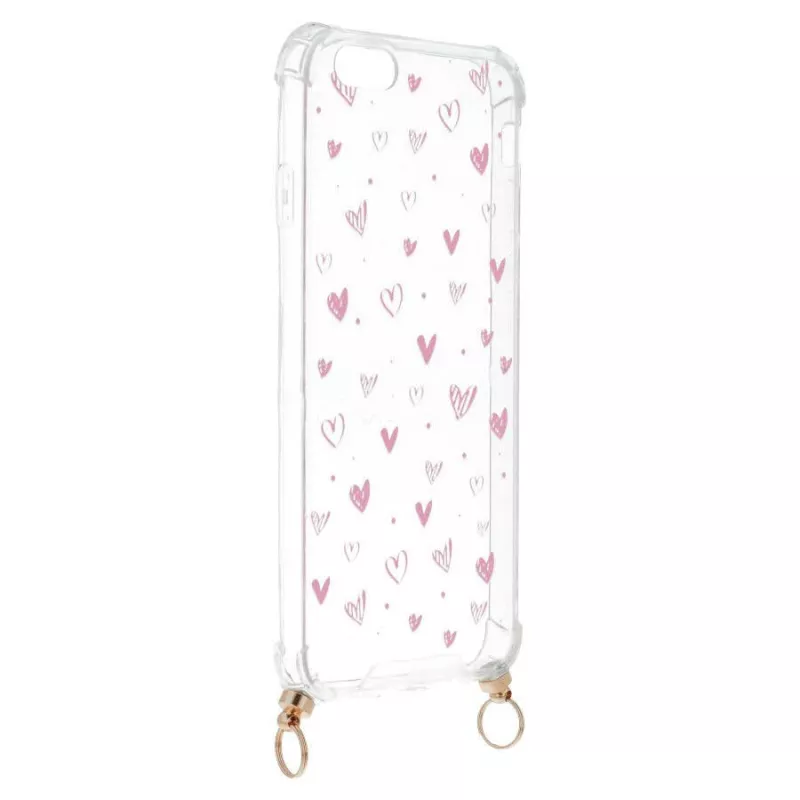 Funda Silicona Colgante Corazones para iPhone 5S Funda Silicona Colgante Corazones para iPhone 5S