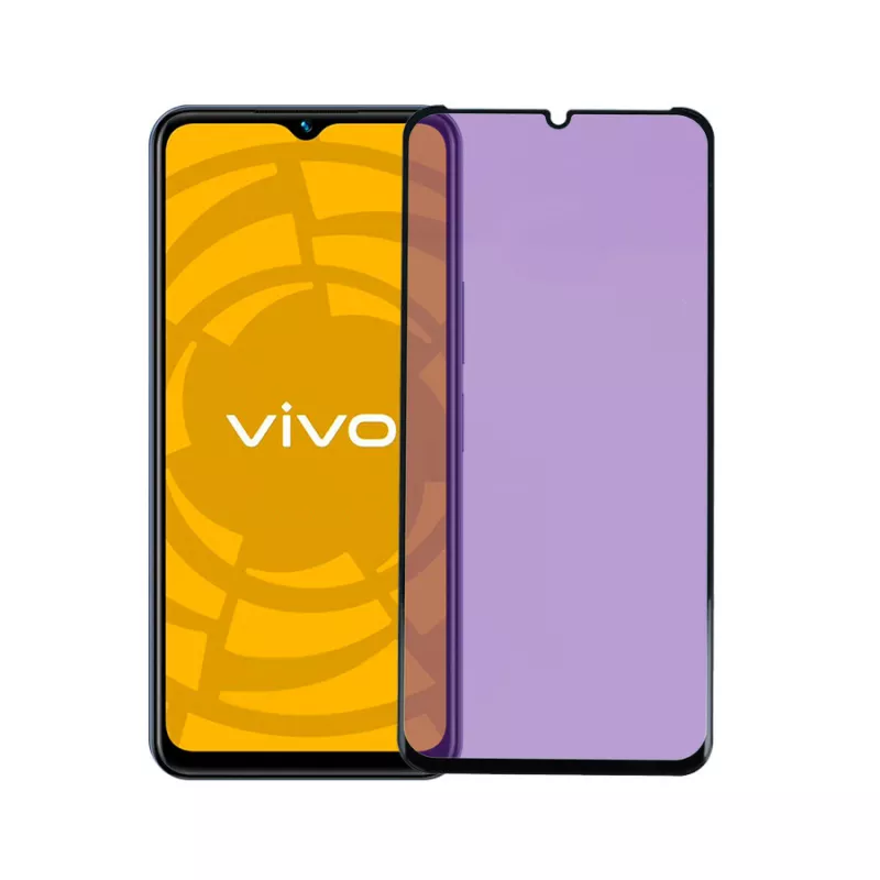 Cristal Templado Completo Anti Blue-Ray para Vivo Y16 Cristal Templado Completo Anti Blue-Ray para Vivo Y16