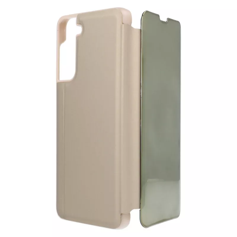Funda Libro Espejo Oro para Samsung Galaxy S21 Funda Libro Espejo Oro para Samsung Galaxy S21