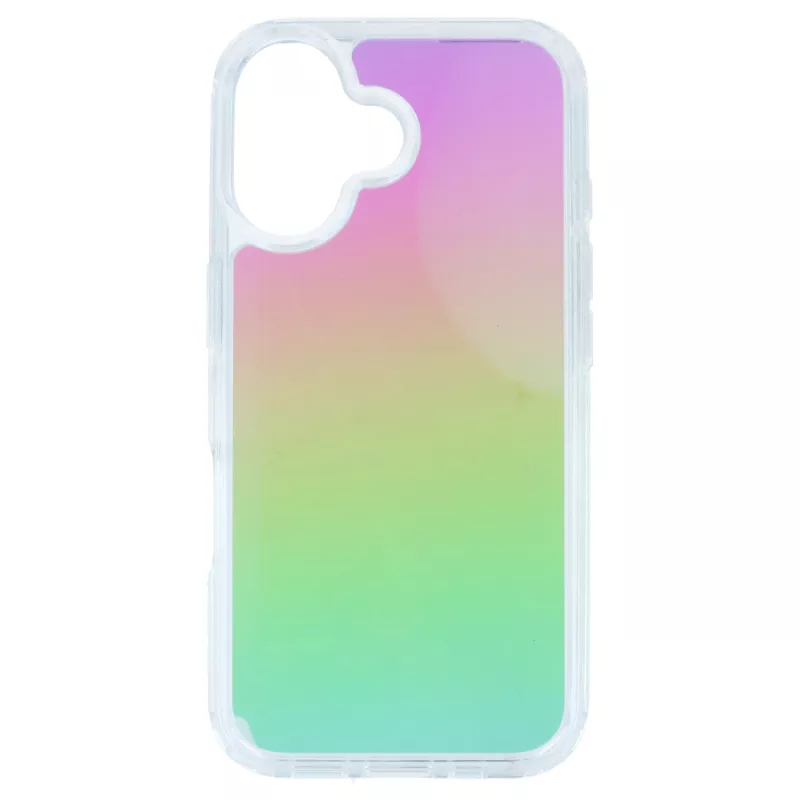 Funda Iridiscente Multicolor para iPhone 16 Plus Funda Iridiscente Multicolor para iPhone 16 Plus