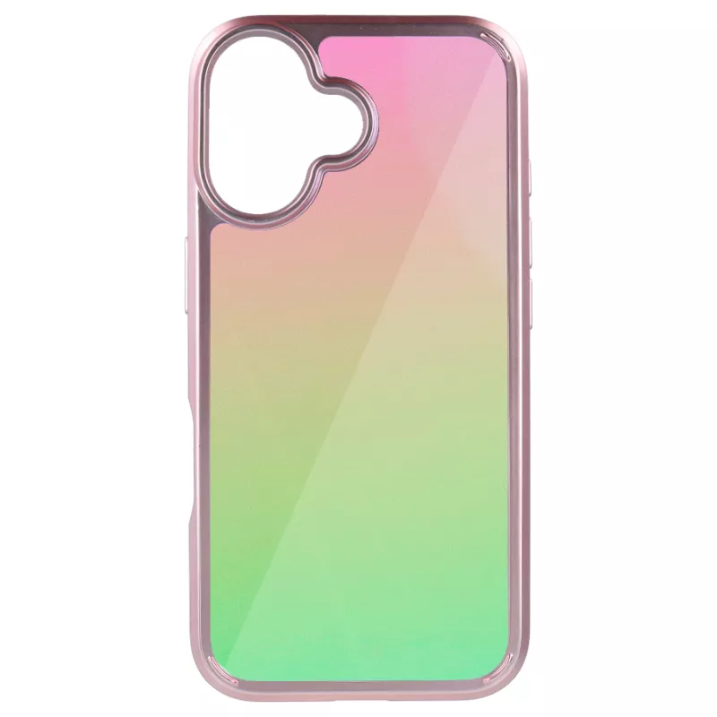 Funda Bumper Iridiscente para iPhone 16 Plus Funda Bumper Iridiscente para iPhone 16 Plus