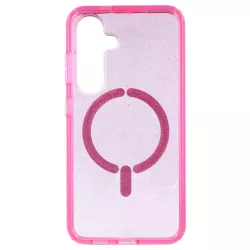 Funda Purpurina Compatible con MagSafe para Samsung Galaxy S25