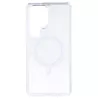 Funda Transparente Logo Compatible con Magsafe para Samsung Galaxy S25 Ultra