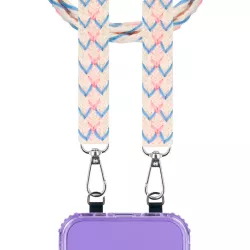 Lanyard Bordado Hilo Étnico - Colgante para Móvil y Bolso