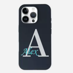 Funda Ultra Suave Inicial Con Nombre Horizontal - Edición Limitada