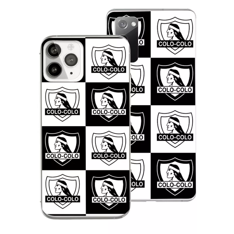 Funda Oficial Colo-Colo - Mini logotipos del Centenario Bn
