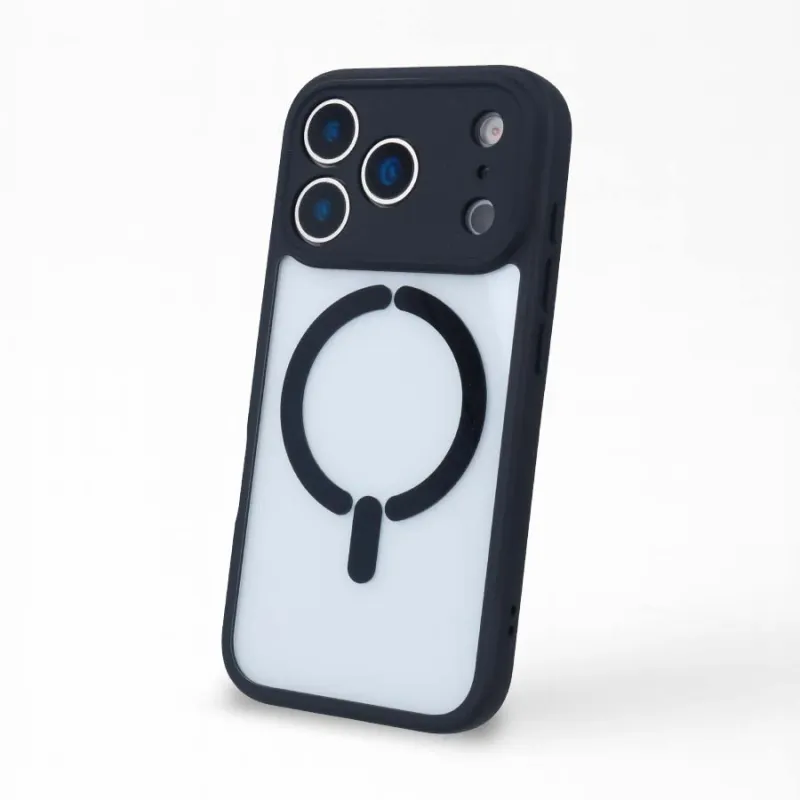 Funda Bumper Compatible con Magsafe con Cubre cámara para iPhone 17 Pro