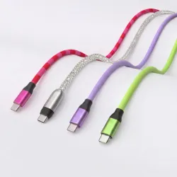 Cable Silicona - Tipo C a Tipo C